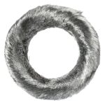 WIANEK DEKORACYJNY ŚWIĄTECZNY WIENIEC SREBRNY 40CM