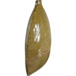 Wazon Ceramiczny Miodowy z Motywem Fali z Kolekcji 32x28cm - obrazek 2