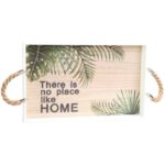 Stylowy zestaw dwóch tacek do podawania śniadań z ergonomicznymi sznurami - obrazek 3