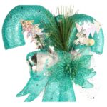 Dekoracja świąteczna - zawieszka turkusowa - obrazek 2