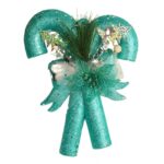 Dekoracja świąteczna - zawieszka turkusowa