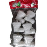 Zestaw 6 Miniatur Bucików Śnieżnych na Zawieszki