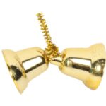 Zestaw Ozdób Bożonarodzeniowych KPL.16 - Mix: Mikołaje, Dzwonki, Paczuszki, Kokardki, Kolor: Czerwono-Zielono-Złoty - obrazek 3