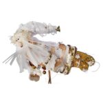 MIKOŁAJ  FIGURKA STOJĄCA Z SIZALU I GAŁĄZEK 40 CM - obrazek 2