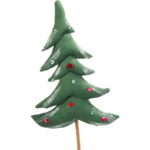 Choinka z naturalnych materiałów w zielonym kolorze 57 cm - obrazek 2