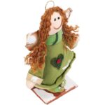 Anioł stojący w kolorze zielonym 28 cm - obrazek 2