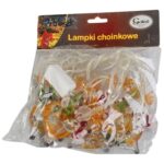 Lampki Choinkowe Reniferki Akrylowe z 8 LED, Kabel Przezroczysty, Kolor Biały, IP44, Zasilanie Bateryjne - obrazek 2