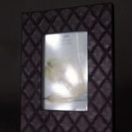 Ramka na zdjęcie stojąca kolor brązowy imitacja skóry 19.5x15 cm