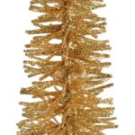 CHOINKA FIGURKA ZŁOTA BROKATOWA 50 CM - obrazek 2