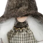 SKRZAT Świąteczny Krasnal GNOM Ozdoba Świąteczna Prezent 18 cm DZ - obrazek 3