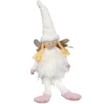 ELF DZIEWCZYNKA ZE SREBRNYMI SKRZYDŁAMI 40CM