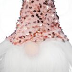 SKRZAT W RÓŻOWEJ CEKINOWEJ CZAPIE 38 CM - obrazek 2