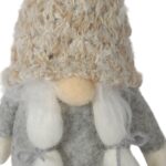 SKRZAT Świąteczny Krasnal GNOM Ozdoba Świąteczna Prezent 20 cm DZ - obrazek 3