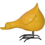 Ozdobna żółta kaczka 12 cm - obrazek 2