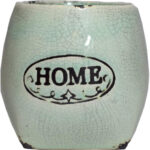 Osłonka ceramiczna home w miętowym kolorze 10x10 cm