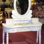 Lustro białe stojące [YS05B007]