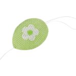 JAJKA WIELKANOCNE GIRLANDA 5 SZT ZIELONE - obrazek 2