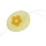 JAJKA WIELKANOCNE GIRLANDA 5 SZT ŻÓŁTE - obrazek 2