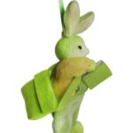 ZAJĄC ZAWIESZKA DEKORACJA WIELKANOCNA 15CM - obrazek 3