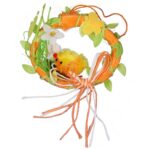 Kurczaczek w kółku zawieszka 9cm pomarańczowa - obrazek 3