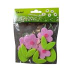 Zestaw 6 zawieszek w kształcie kwiatów