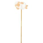 Wielkanocna Figurka Owca z Filcu - Biały Baranek na Piku, 26 cm - obrazek 2