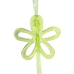 Taśma Dekoracyjna z Plastikowymi Kwiatami Zielone Wstążki 165 cm - obrazek 3