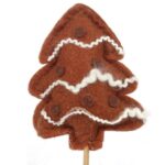 Pik CHOINKA PIERNIKOWA filcowa w kolorze brązowym - obrazek 2