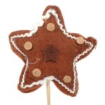 Pik GWIAZDA PIERNIKOWA filcowa w kolorze brązowym - obrazek 2