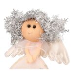 Pik bożonarodzeniowy anioł w kolorze białym - obrazek 2