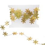 GIRLANDA ZE ŚNIEŻYNKAMI OZDOBA ŚWIĄTECZNA BOŻONARODZENIOWA - obrazek 3