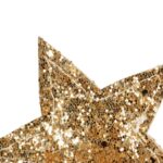 GWIAZDA ZAWIESZKA BROKATOWA ZŁOTA - obrazek 3