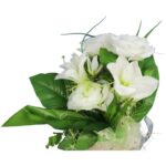 KWIATY W KOKONIE Z SIZALU DEKORACJA WIELKANOCNA DO POWIESZENIA ZIELONA - obrazek 2