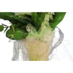 KWIATY W KOKONIE Z SIZALU DEKORACJA WIELKANOCNA DO POWIESZENIA ZIELONA - obrazek 3