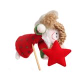 Czerwony Pluszowy Aniołek Pik do Dekoracji o Wysokości 25cm - obrazek 2