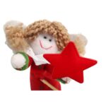 Czerwony Pluszowy Aniołek Pik do Dekoracji o Wysokości 25cm - obrazek 3