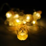 Żółte Lampki Wielkanocne w Kształcie Zajączków, 10 LED, Zasilanie Bateryjne, Dekoracja Wnętrz i Ogrodu - obrazek 3