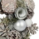 Wianek świąteczny dekoracja na drzwi 26 cm niebieski - obrazek 2