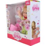 Kompletny zestaw z laleczką Mała Mama: z nocnikiem i akcesoriami pielęgnacyjnymi. - obrazek 2