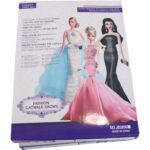 Lalka w różowej sukience i różowym kapeluszu w zestawie - obrazek 2