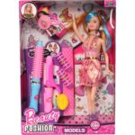 Zestaw prezentowy Stylizacja Fryzur - Lalka z Akcesoriami do Włosów