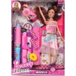 Zestaw prezentowy: Lalka z akcesoriami do stylizacji włosów nr.10