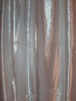 Elegancka Dwuwarstwowa Zasłona z Haftem i Koralikami w Kolorze Biały - obrazek 3