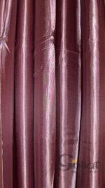 Elegancka Dwuwarstwowa Zasłona w Pudrowym Rużu z Koralikowymi Zdobieniami - obrazek 3