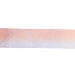 Wstążka Dekoracyjna Pomarańczowo-Biała na Szpuli, Gładka, 2.7m x 6cm, Uformowalna - obrazek 2