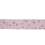 Wstążka Dekoracyjna Różowa w Kwiatki 5 cm - Idealna na Wielkanoc i Wiosnę - obrazek 2