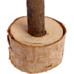 Drewniana Choinka Bożonarodzeniowa 38 cm - Zielony Dekoracyjny Element Świąteczny - obrazek 3