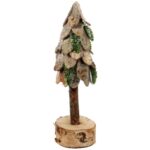 Drewniana Dekoracja Bożonarodzeniowa - Choinka 30 cm