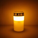 Znicz elektryczny Świeca LED Biała 12.2cm - obrazek 3