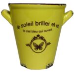 Seledynowy Ceramiczny Kubek-Osłonka w Stylu Vintage, Wysokość 10,5 cm